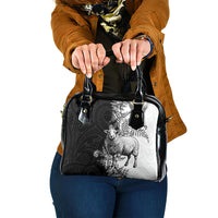 New Zealand Aotearoa Hipi Shoulder Handbag Maori Pattern