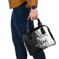 New Zealand Aotearoa Hipi Shoulder Handbag Maori Pattern