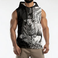 New Zealand Aotearoa Hipi Sleeveless Hoodie Maori Pattern