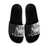 New Zealand Aotearoa Hipi Slide Sandals Maori Pattern