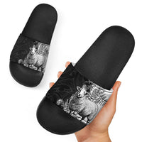 New Zealand Aotearoa Hipi Slide Sandals Maori Pattern