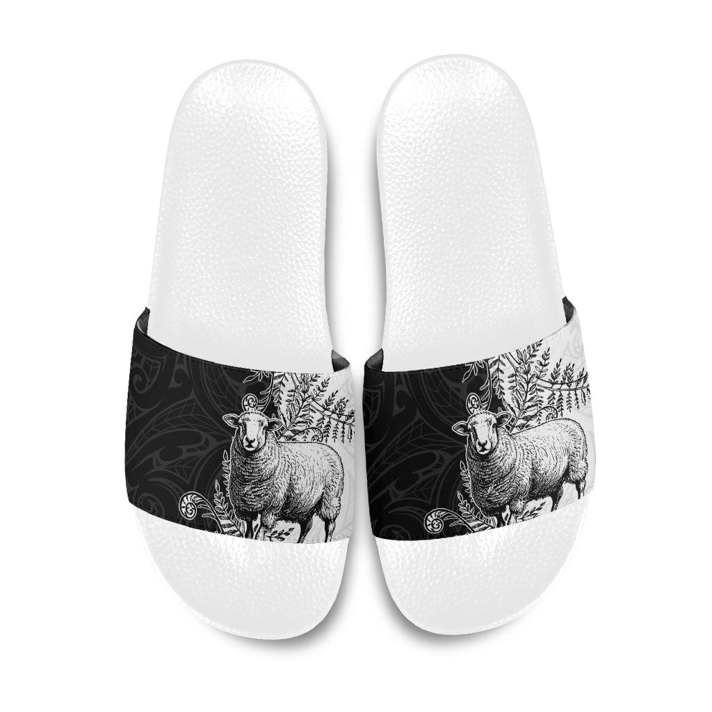 New Zealand Aotearoa Hipi Slide Sandals Maori Pattern