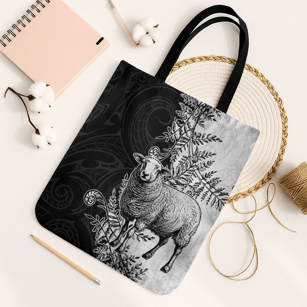 New Zealand Aotearoa Hipi Tote Bag Maori Pattern