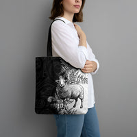 New Zealand Aotearoa Hipi Tote Bag Maori Pattern