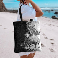 New Zealand Aotearoa Hipi Tote Bag Maori Pattern