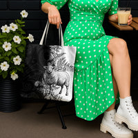 New Zealand Aotearoa Hipi Tote Bag Maori Pattern