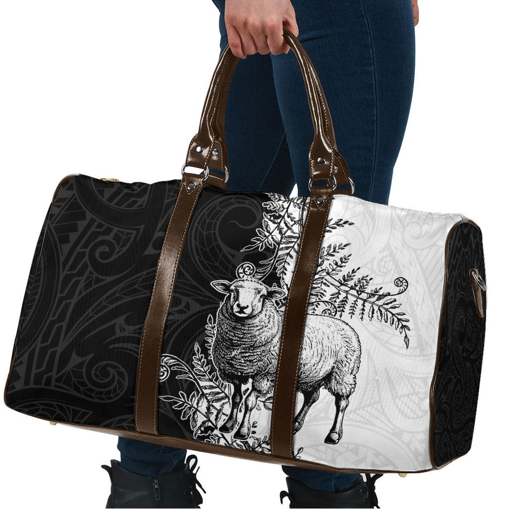 New Zealand Aotearoa Hipi Travel Bag Maori Pattern