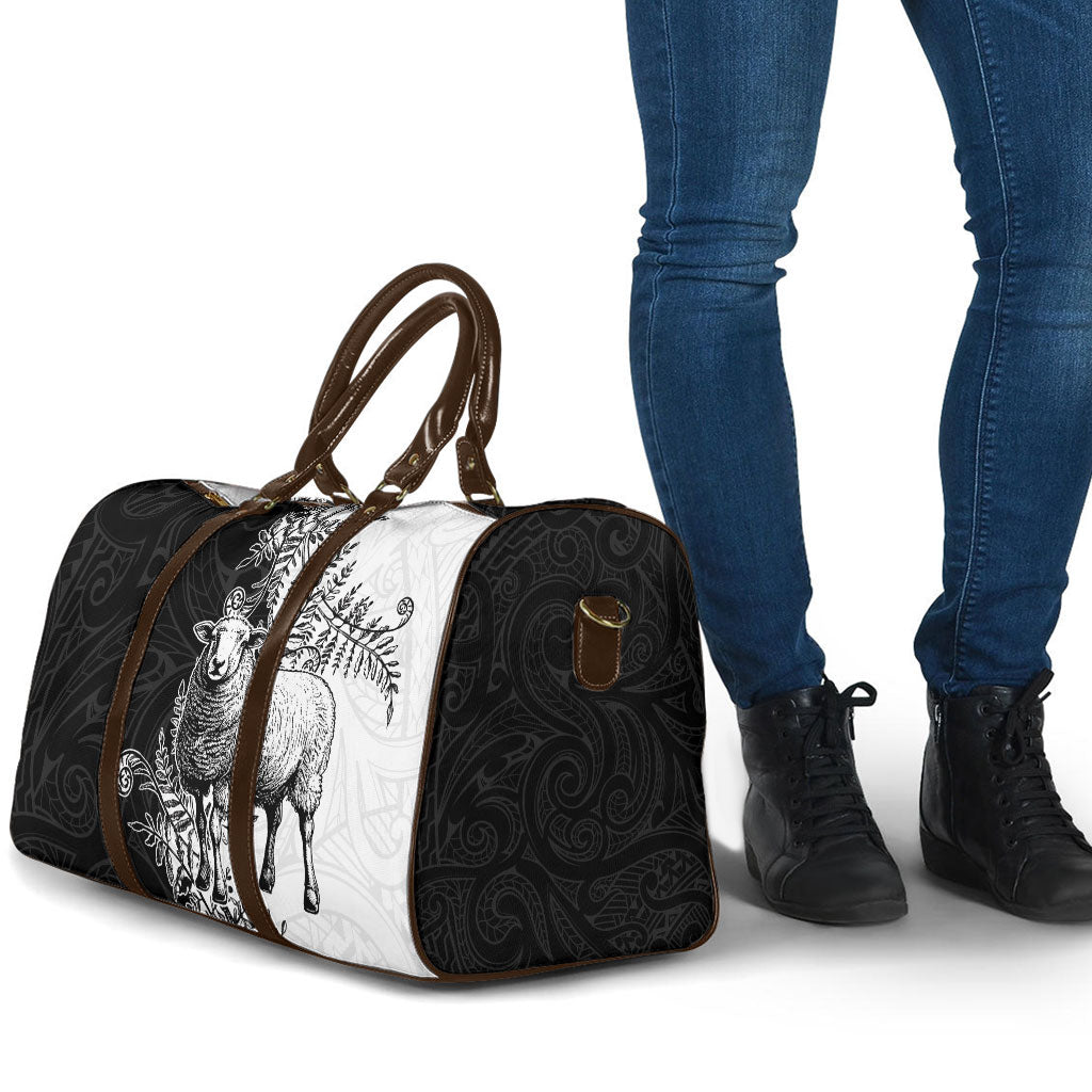 New Zealand Aotearoa Hipi Travel Bag Maori Pattern