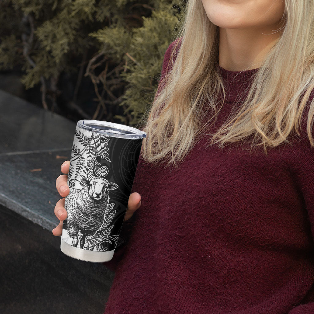 New Zealand Aotearoa Hipi Tumbler Cup Maori Pattern