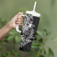 New Zealand Aotearoa Hipi Tumbler With Handle Maori Pattern