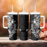 New Zealand Aotearoa Hipi Tumbler With Handle Maori Pattern