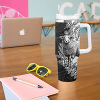 New Zealand Aotearoa Hipi Tumbler With Handle Maori Pattern