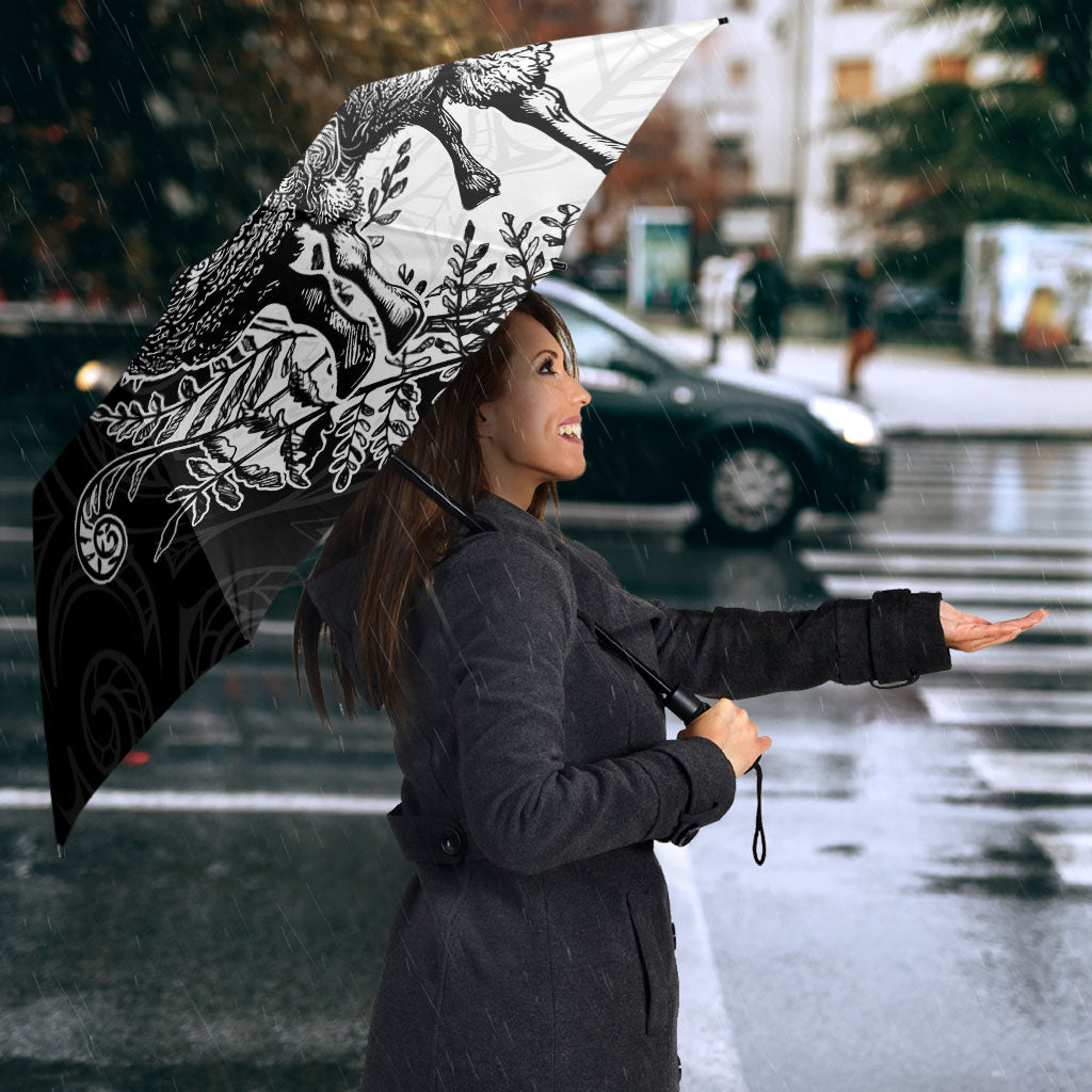 New Zealand Aotearoa Hipi Umbrella Maori Pattern