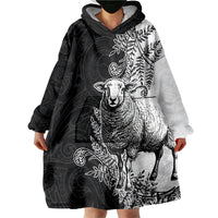 New Zealand Aotearoa Hipi Wearable Blanket Hoodie Maori Pattern LT05 - Polynesian Pride