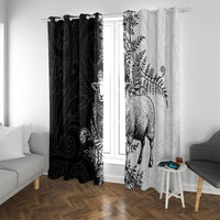 New Zealand Aotearoa Hipi Window Curtain Maori Pattern