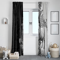 New Zealand Aotearoa Hipi Window Curtain Maori Pattern