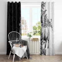 New Zealand Aotearoa Hipi Window Curtain Maori Pattern