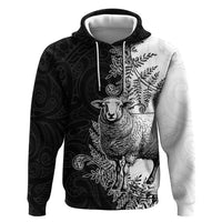 New Zealand Aotearoa Hipi Zip Hoodie Maori Pattern