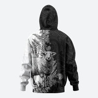 New Zealand Aotearoa Hipi Zip Hoodie Maori Pattern