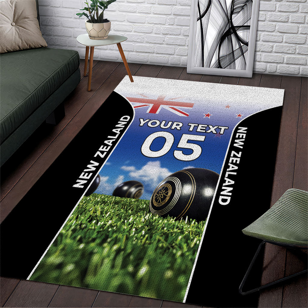 Custom New Zealand Lawn Bowls Area Rug Unique Style