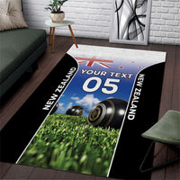 Custom New Zealand Lawn Bowls Area Rug Unique Style