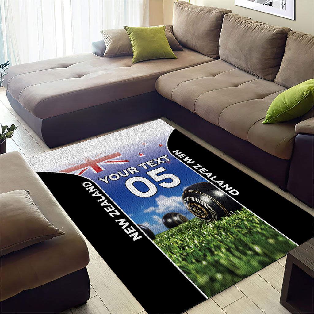 Custom New Zealand Lawn Bowls Area Rug Unique Style
