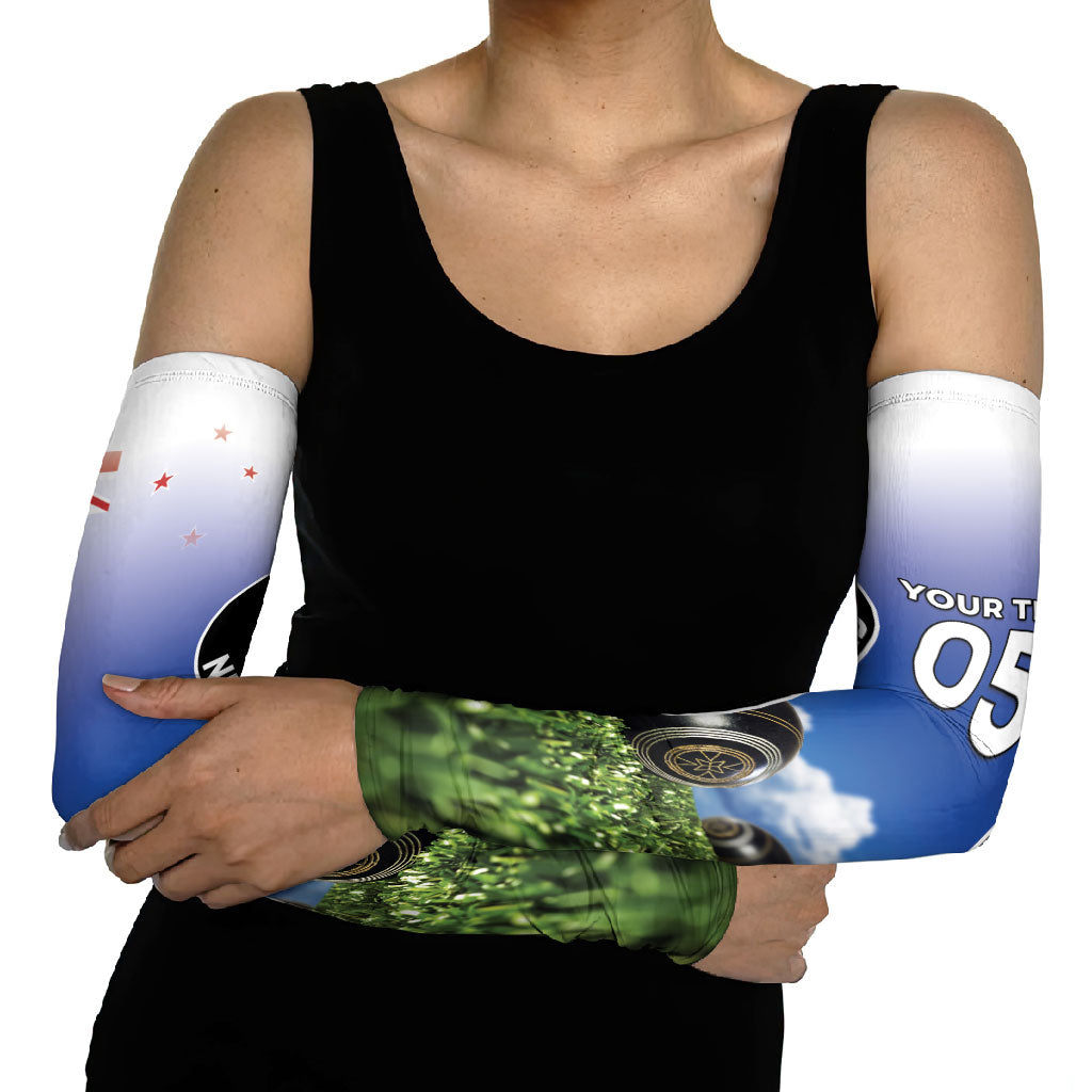 Custom New Zealand Lawn Bowls Arm Sleeves Unique Style