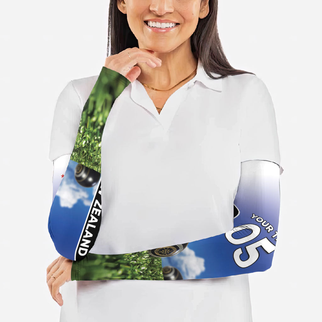 Custom New Zealand Lawn Bowls Arm Sleeves Unique Style