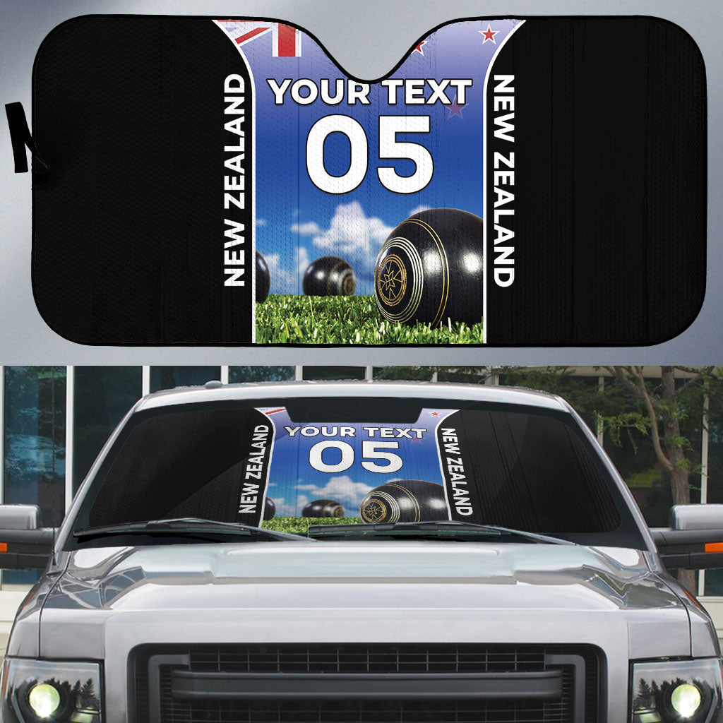 Custom New Zealand Lawn Bowls Auto Sun Shade Unique Style