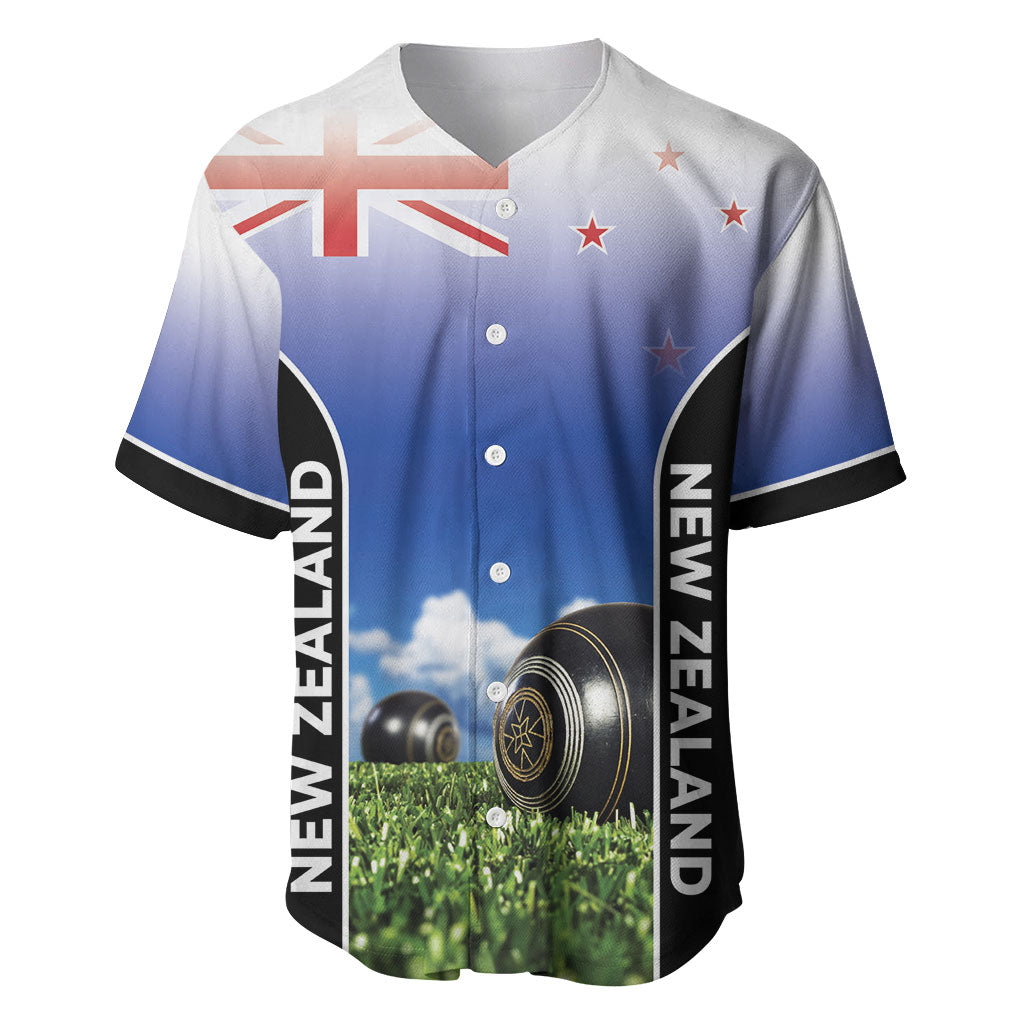 Custom New Zealand Lawn Bowls Baseball Jersey Unique Style