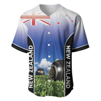 Custom New Zealand Lawn Bowls Baseball Jersey Unique Style