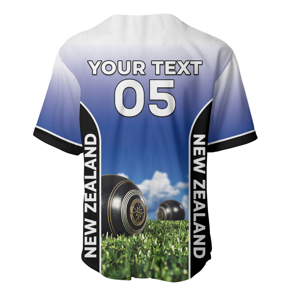 Custom New Zealand Lawn Bowls Baseball Jersey Unique Style