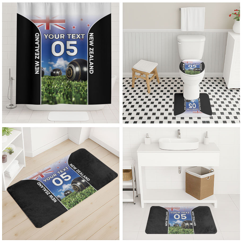 Custom New Zealand Lawn Bowls Bathroom Set Unique Style