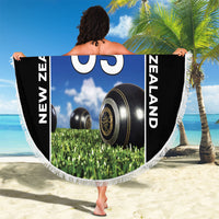 Custom New Zealand Lawn Bowls Beach Blanket Unique Style
