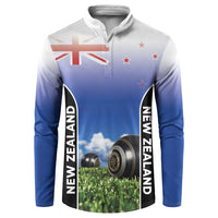 Custom New Zealand Lawn Bowls Button Sweatshirt Unique Style