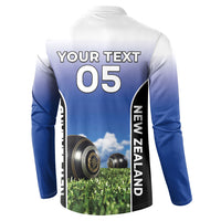 Custom New Zealand Lawn Bowls Button Sweatshirt Unique Style