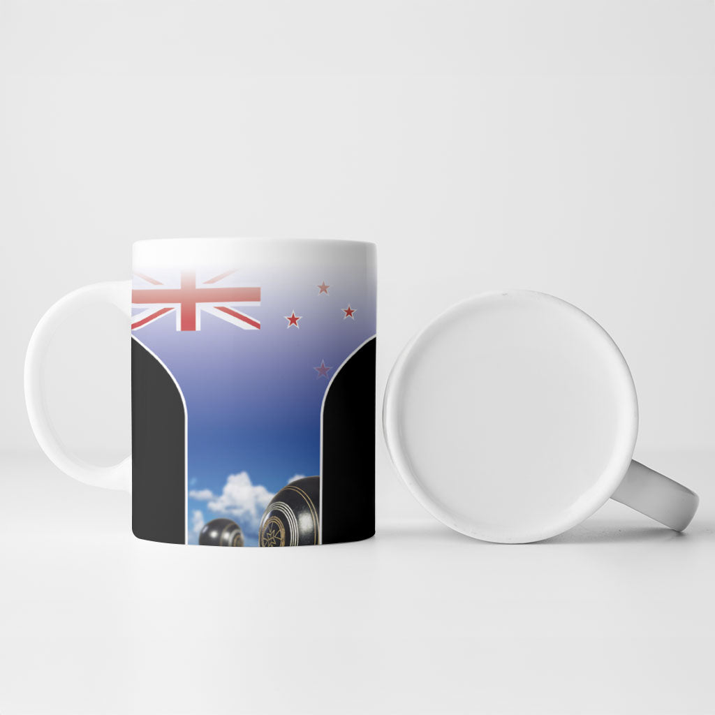 Custom New Zealand Lawn Bowls Ceramic Mug Unique Style