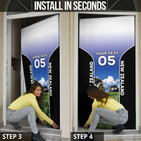 Custom New Zealand Lawn Bowls Door Cover Unique Style