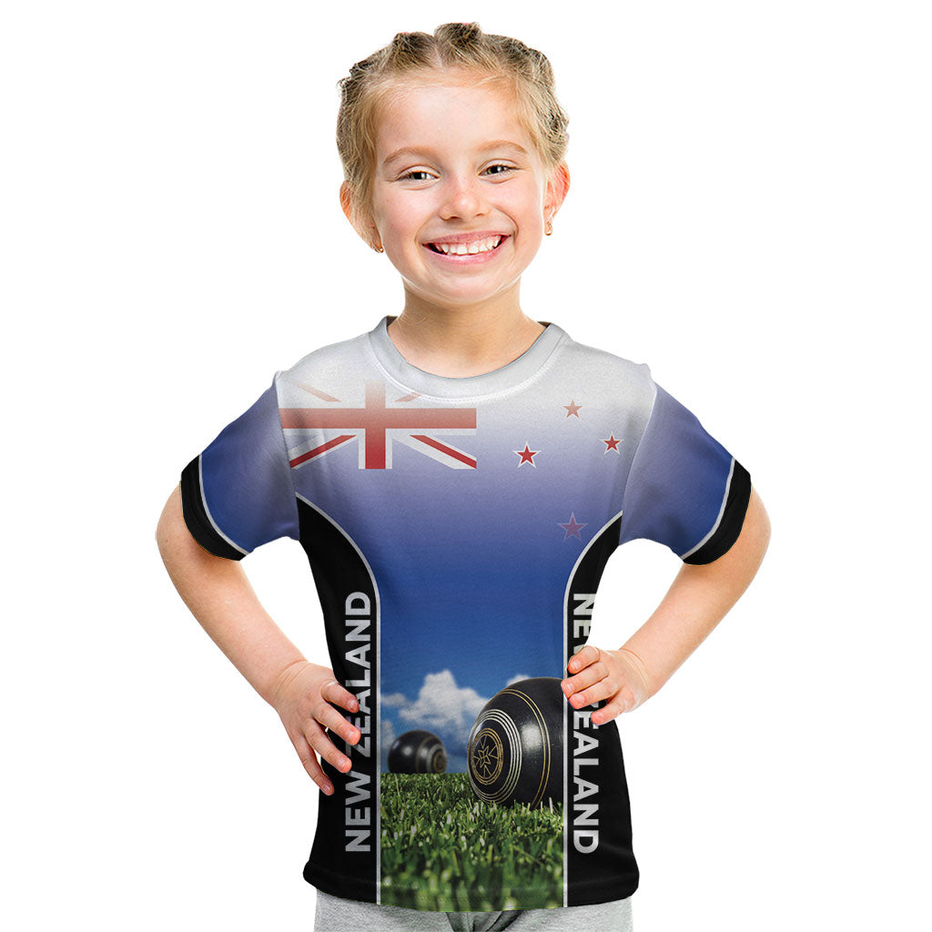 Custom New Zealand Lawn Bowls Kid T Shirt Unique Style