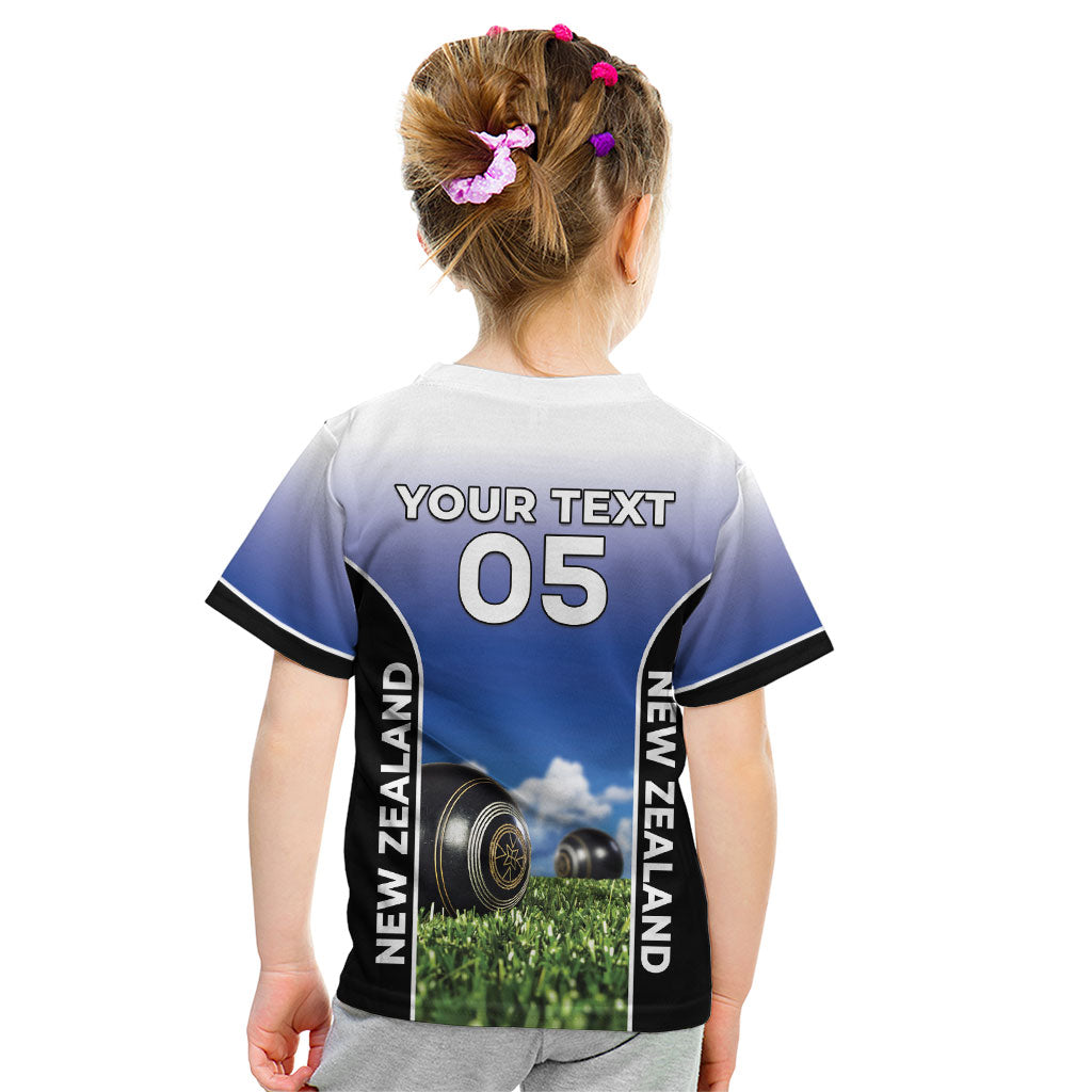Custom New Zealand Lawn Bowls Kid T Shirt Unique Style
