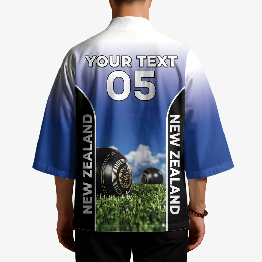 Custom New Zealand Lawn Bowls Kimono Unique Style LT05 - Polynesian Pride