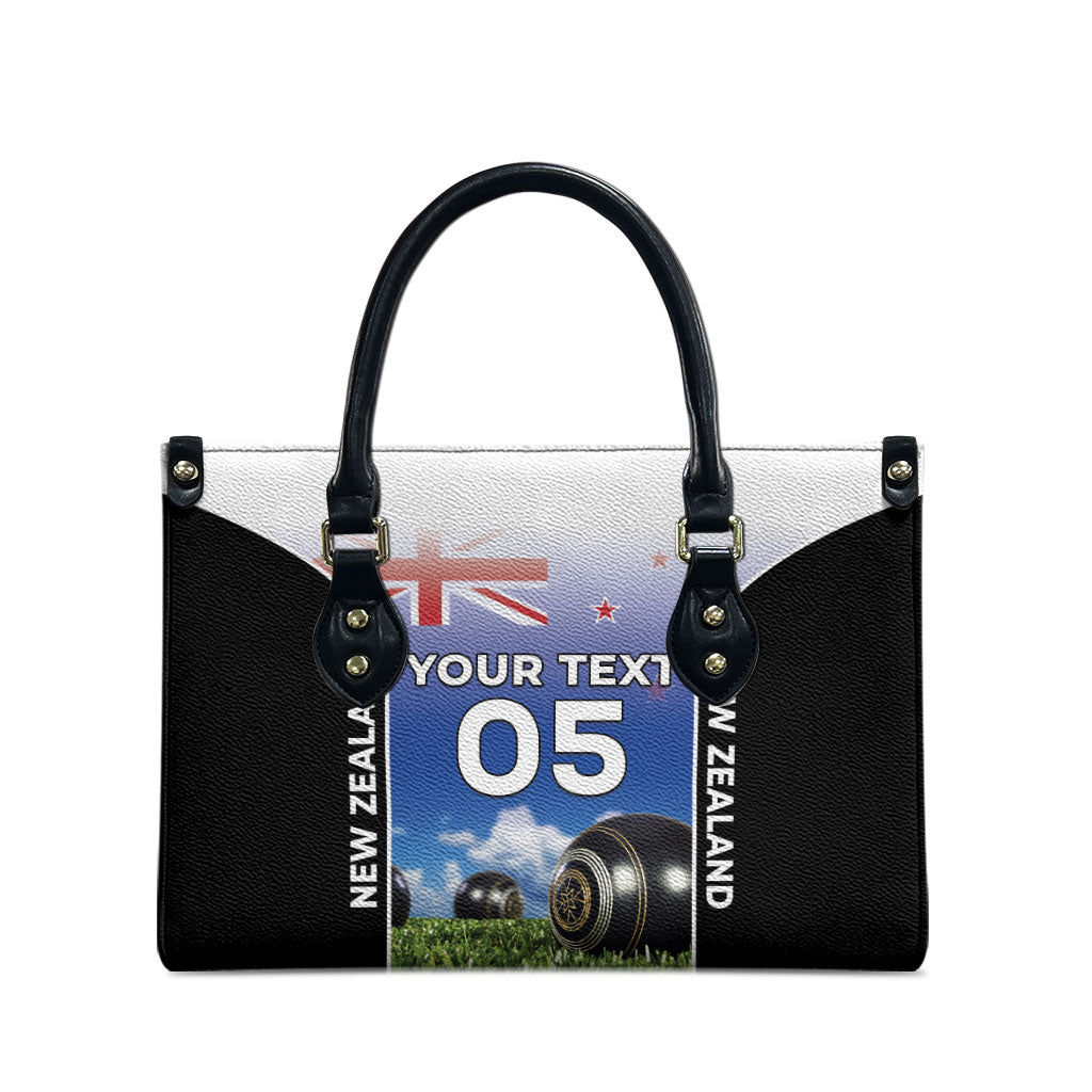 Custom New Zealand Lawn Bowls Leather Bag Unique Style