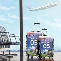 Custom New Zealand Lawn Bowls Luggage Cover Unique Style