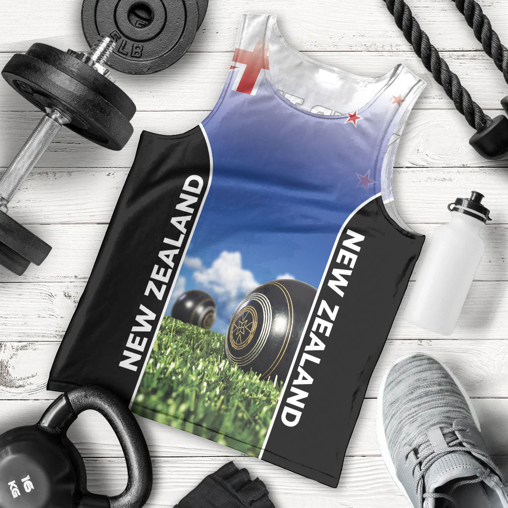 Custom New Zealand Lawn Bowls Men Tank Top Unique Style