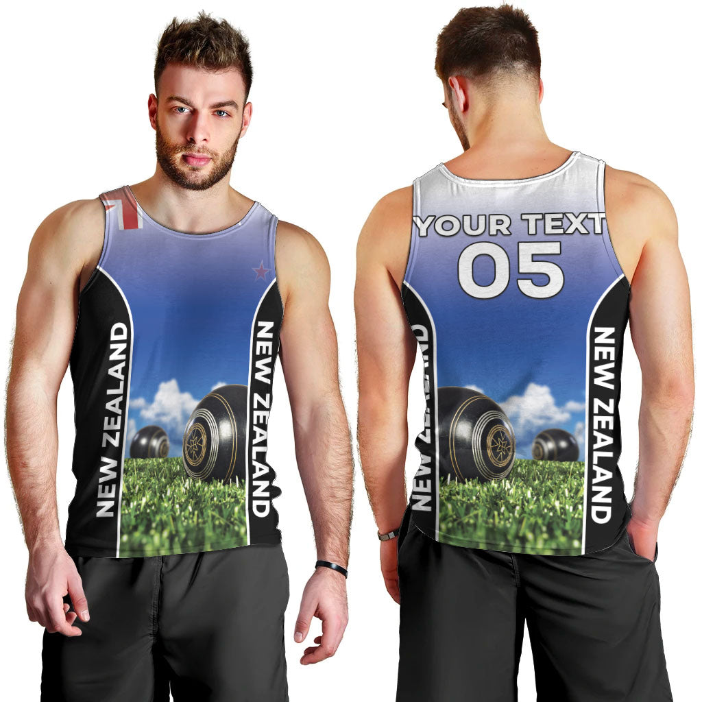 Custom New Zealand Lawn Bowls Men Tank Top Unique Style