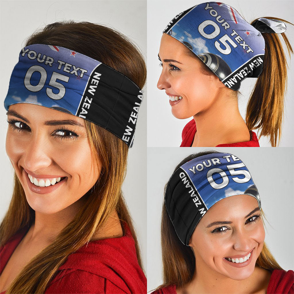 Custom New Zealand Lawn Bowls Neck Gaiter Unique Style