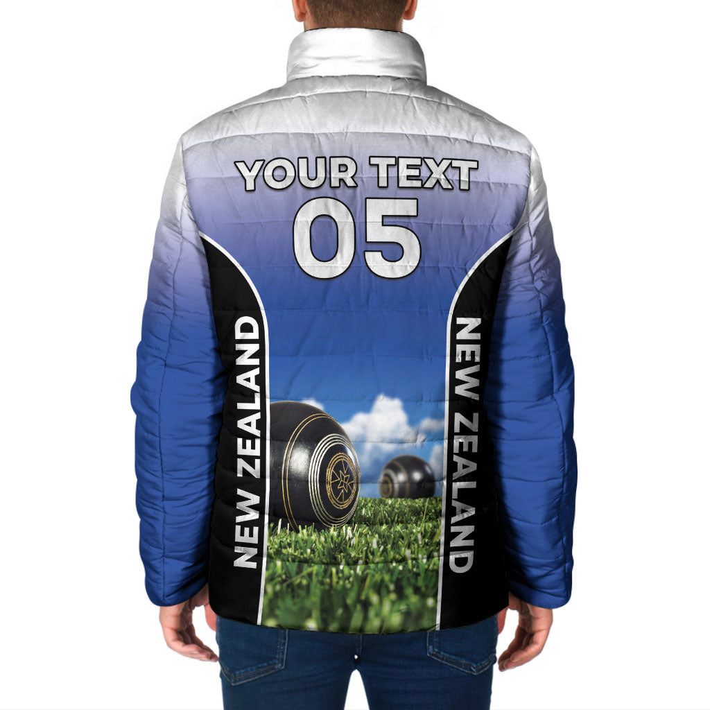 Custom New Zealand Lawn Bowls Padded Jacket Unique Style