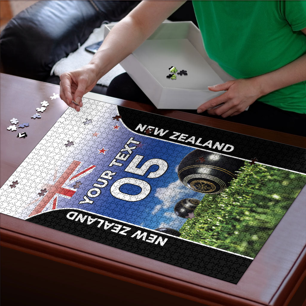 Custom New Zealand Lawn Bowls Puzzle Unique Style