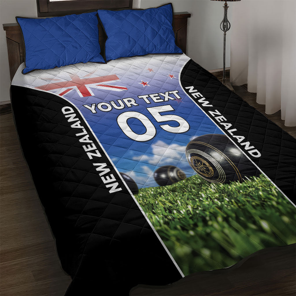 Custom New Zealand Lawn Bowls Quilt Bed Set Unique Style