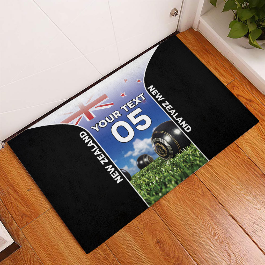 Custom New Zealand Lawn Bowls Rubber Doormat Unique Style